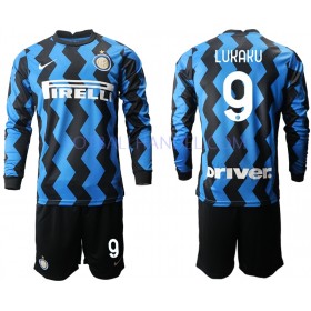 Barn Fotballdrakter Inter Milan Romelu Lukaku 9 Hjemme 2020-21 Langermet